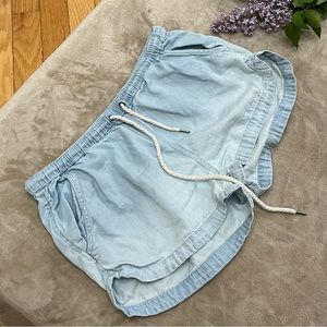 AERIE Light Blue Lounge Shorts